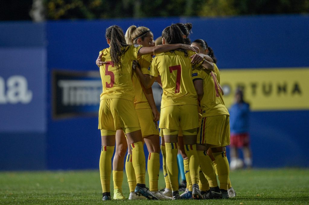 Echipa Romaniei pentru meciul cu Cipru din preliminariile Campionatului Mondial de fotbal feminin