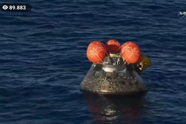 Integritatea a ajuns cu succes in Oceanul Pacific NASA Am aterizat exact pe tinta
