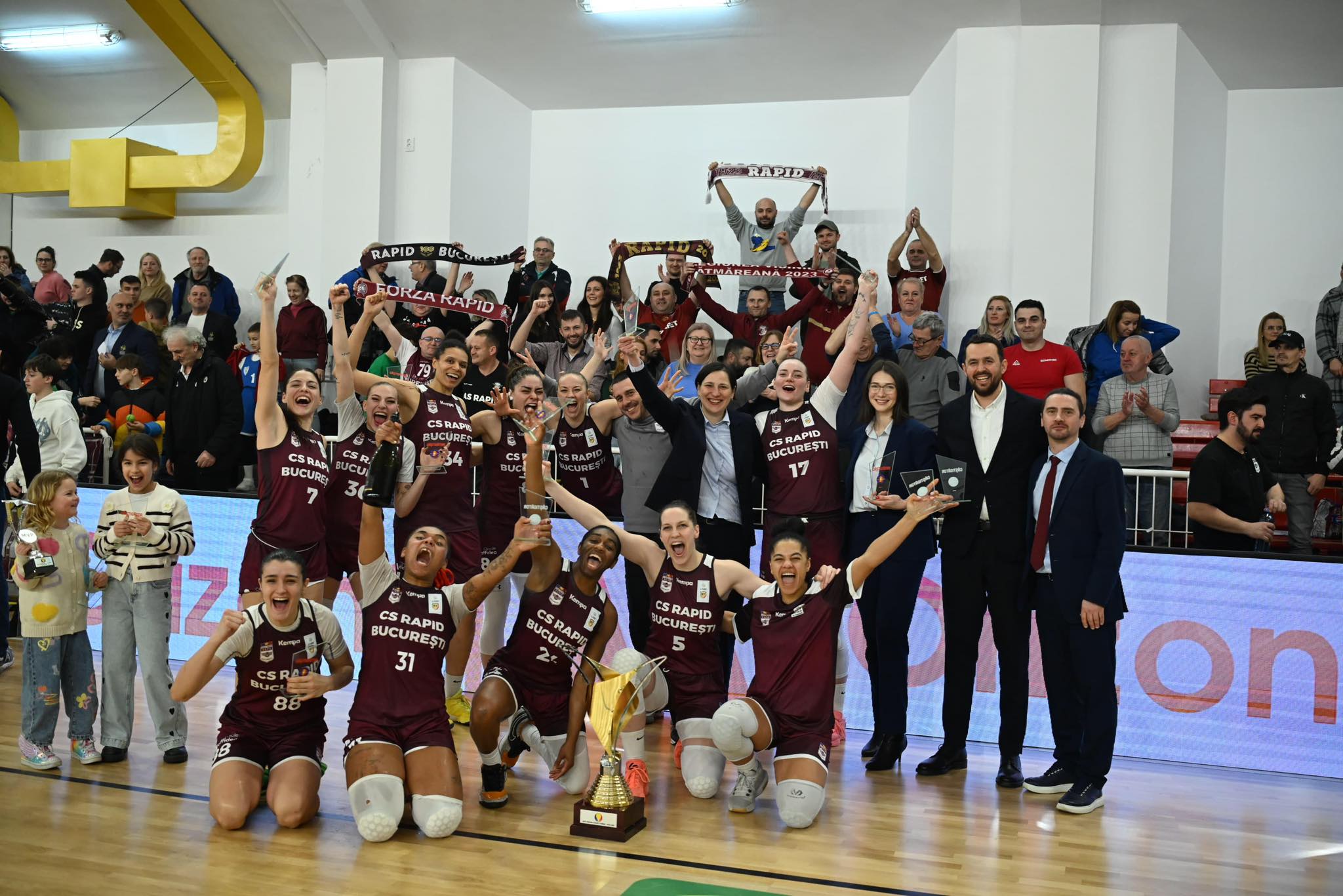 Rapid organizeaza evenimentul dupa 57 de ani Titlu de campioana nationala la baschet feminin