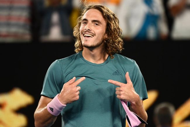 Tsitsipas si a jignit tatal in timpul meciului dar a ajuns totusi in turul urmator ticalosule imbecilule du te dracului