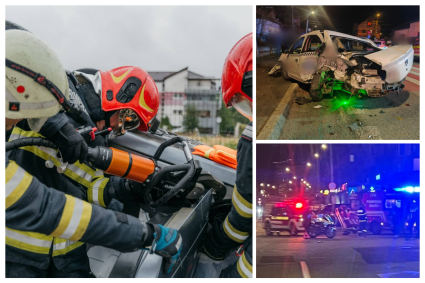 Zile de cosmar la Cluj Accidentele si incendiile au avut loc cu rapiditate Pompierii au fost pe fuga 216 interventii in doar 72 de ore