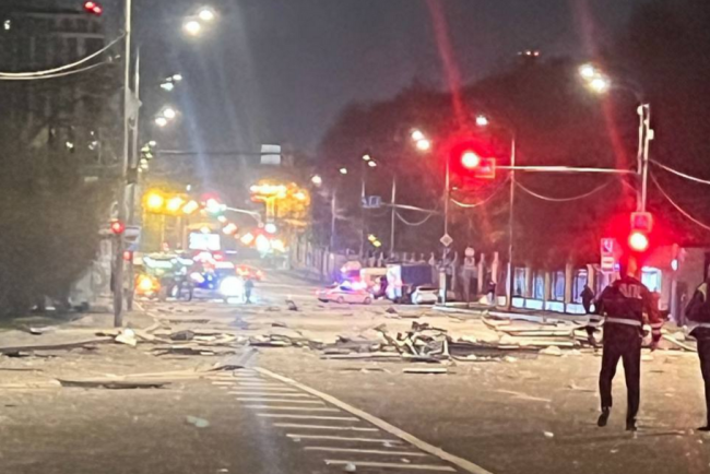 Atac cu drone in Moscova Explozie la o imobil de locuinte