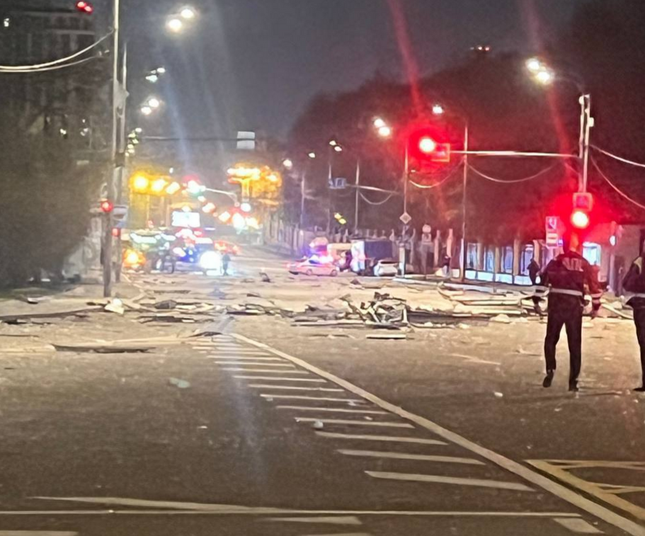 Atac cu drone in Moscova Explozie la o imobil de locuinte
