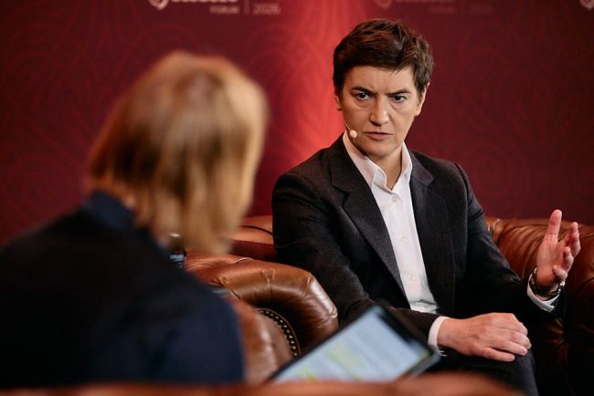 Brnabic din Serbia critica standardele duble ale UE in ceea ce priveste extinderea