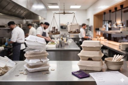 Costul real al ambalajelor în restaurant: de ce prețul pe unitate poate fi înșelător (P)