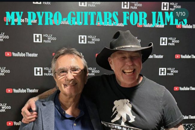 Dino Muradian romanul care transforma chitarele marilor artisti rock in opere de arta si colaboreaza cu Metallica