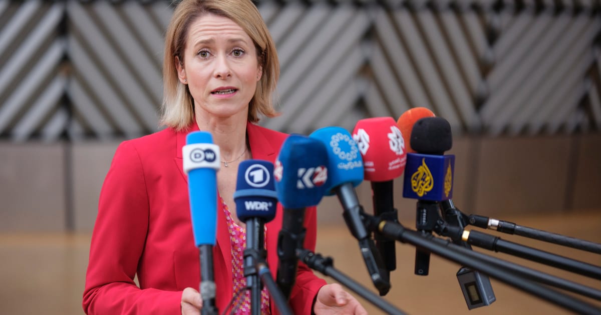 Kallas reprezentanta UE refuza sa sustina numirea lui Gerhard Schroder ca negociator intre Rusia si Ucraina