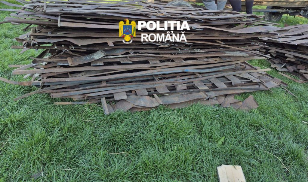 Neamt Parazapezile de pe calea ferata au fost furate Un barbat a fost prins