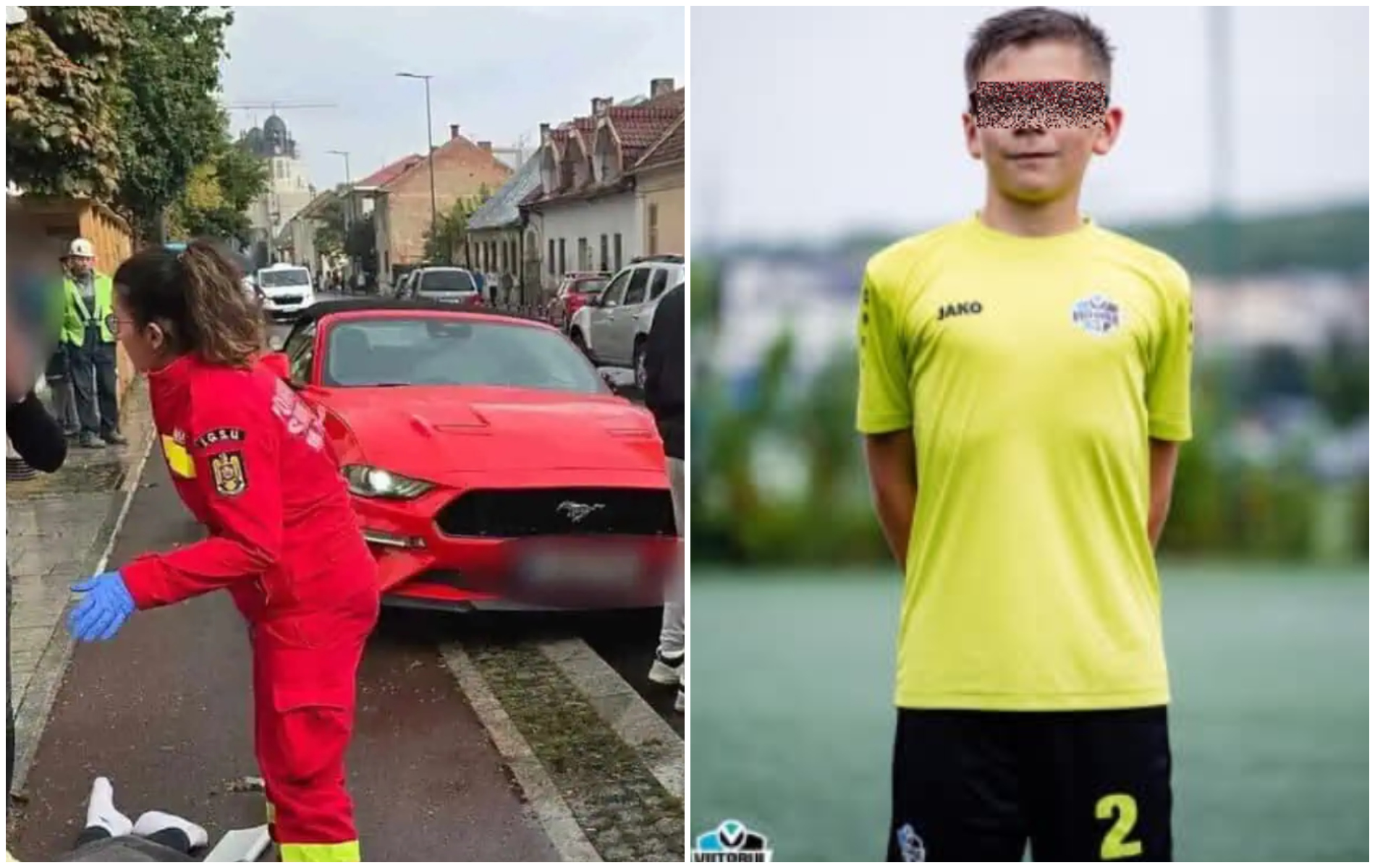 Nu l au uitat pe Eduard Copilul lovit pe trotuar in centrul Clujului de un Mustang este in continuare in recuperare Stim ca vei lupta la fel ca pe terrenul de fotbal