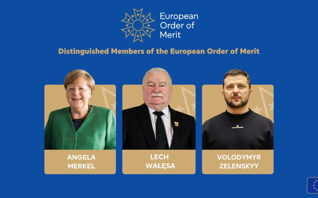 Parlamentul European acorda pentru prima data Ordinul European de Merit Angela Merkel Maia Sandu si Volodimir Zelenski printre distinsi