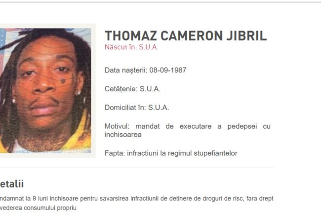 Politia Romana a emise un ordin de urmrire general pentru rapperul Wiz Khalifa condamnat definitiv in Romania dupa ce a