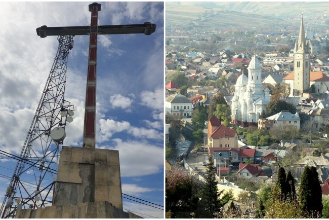 Socant Vandalii care nu se tem de Dumnezeu au distrus o cruce extrem de importanta pentru clujeni provocand daune instalatiei electrice fara nicio motivare