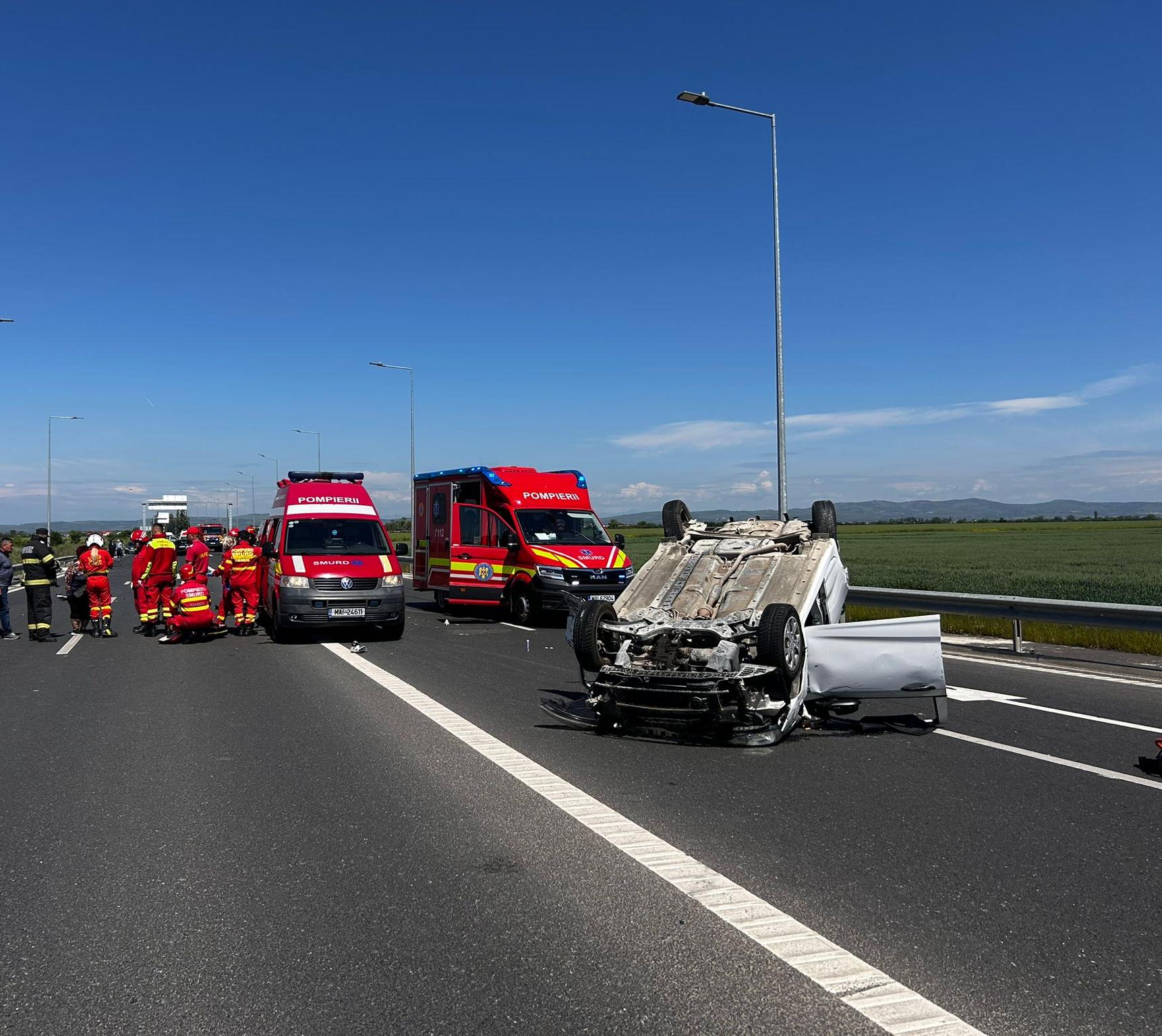 accident provocat de un sofer beat pe dn1d in prahova patru persone au fost ranite
