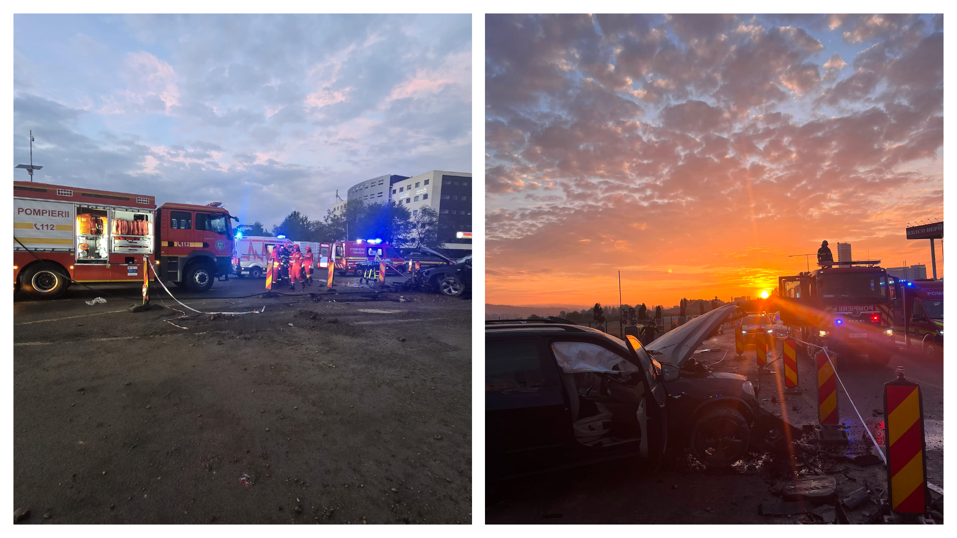 cum s a produs accidentul de dimineata de pe calea floresti un sofer alcoolic a lovit parapetul cu masina cinci persoane au fost duse la spital