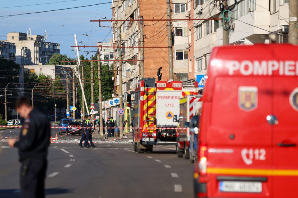 incident grav in centrul galatiului o drone ruseasca sa prabusit pe o cladire a fost o explozie violenta fotovideo