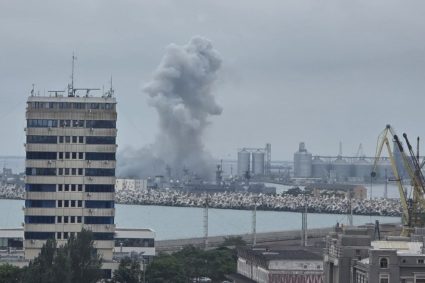 Ambasada Rusiei acuză Ucraina după explozia dronei maritime din Portul Constanța.