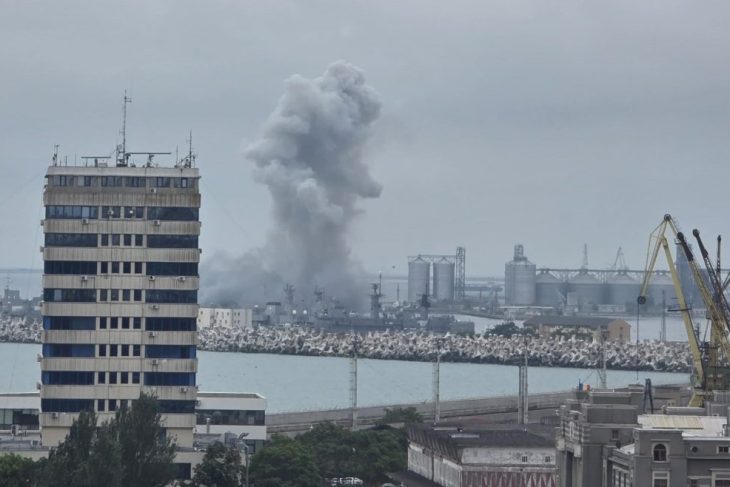 Ambasada Rusiei acuza Ucraina dupa explozia dronei maritime din Portul Constanta