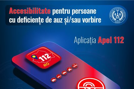 Aplicatia 112 pentru persoanele cu deficiente de auz si vorbire este acum accesibila la nivel national