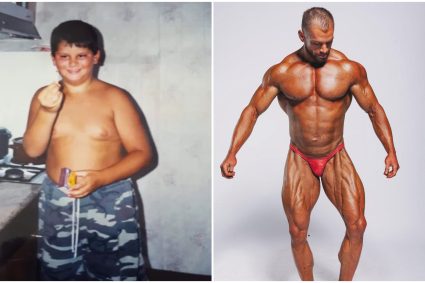 De la un adolescent de 80 de kilograme la campion de culturism: Povestea lui Florin Damșa, sportiv din Cluj, care nota pe Iohannis, Băsescu și Cîțu.