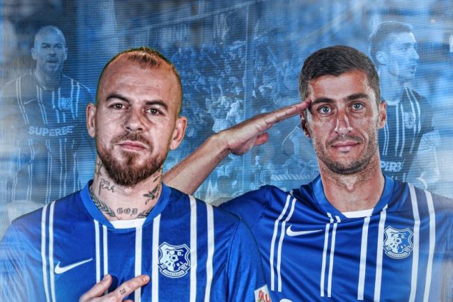 Denis Alibec si Ionut Larie au semnat prelungirea contractelor cu FCV Farul Constanta