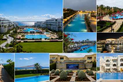Egipt, tot mai căutat de români pentru vacanțe: Resortul uriaș din Sharm el-Sheikh, unde hotelul devine atracția principală, iar vacanța include plajă, restaurante, spectacole și Marea Roșie.