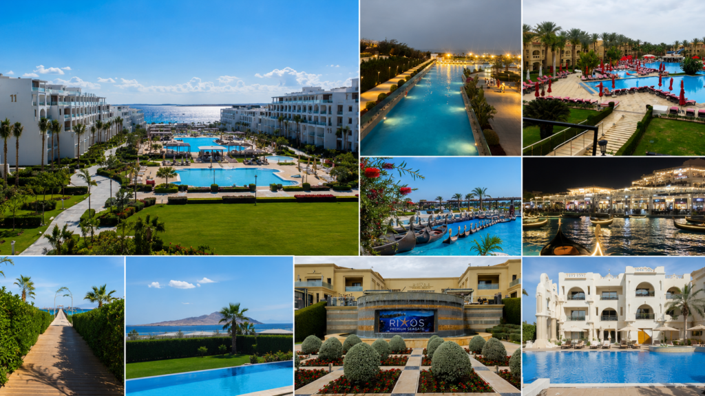 Egipt tot mai cautat de romani pentru vacante Resortul urias din Sharm el Sheikh unde hotelul devine attractia principala iar vacanta include plaja restaurante spectacole si Marea Rosie