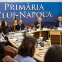 Emil Boc a intampinat partenerii europeni la Primarie Clujul va experimenta unitati de productie pentru cereale si detergenti direct in cartiere ca un laborator