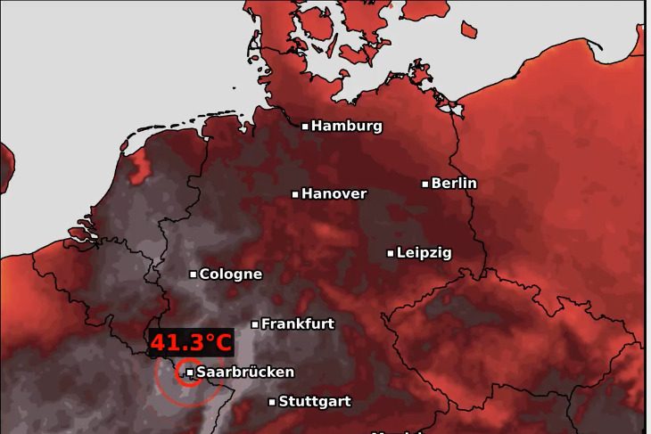 Germania a inregistrat cea mai calda noapte din istorie in urma unei extreme val de canicula Temperaturile ar putea atinge 42 de grade insotite de furtuni violente