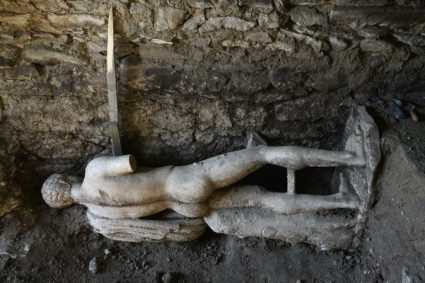 O statuie a zeiței Artemis a fost descoperită în Bulgaria.