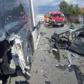 Patru persoane grav ranite intr un accident implicand o masina de tesar si doua masini pe DN 7 in Arges