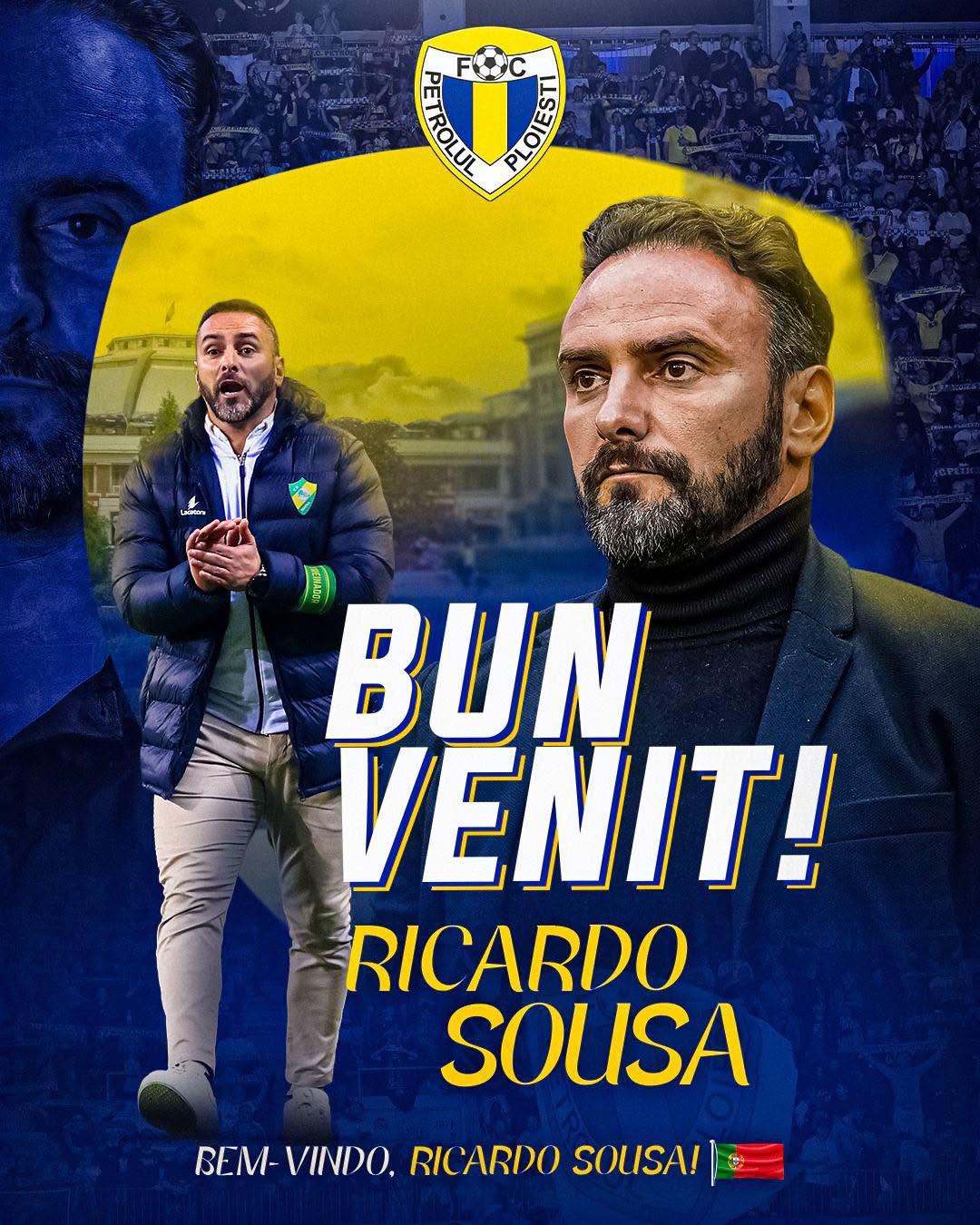Ricardo Sousa a fost desemnat noul antrenor al Petrolului Ploiesti