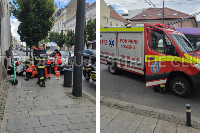 VIDEO Un sofer de 30 de ani vinovat de accidentul de pe Moilor Nu s a asigurat la schimbarea direciei si a lovit un biciclist
