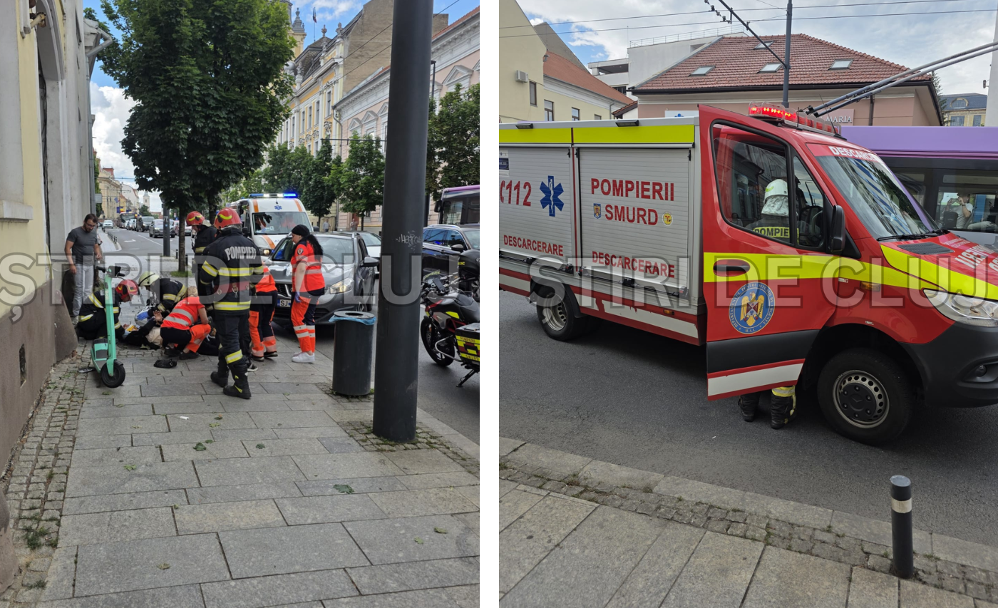 VIDEO Un sofer de 30 de ani vinovat de accidentul de pe Moilor Nu s a asigurat la schimbarea direciei si a lovit un biciclist