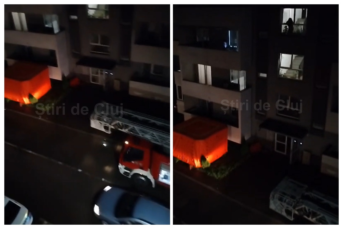 video exclusiv alerta in florest echipaje de pompieri si politie intervin la un clujean dificil discuta cu politistii cu ironii