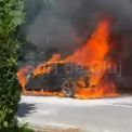 video mesaj emotionant al mamei soferitei automobilului care a ars pe drumul sfantul ioan din cluj un sofer a intrat cu masina in flacari pentru a i salva bunurile