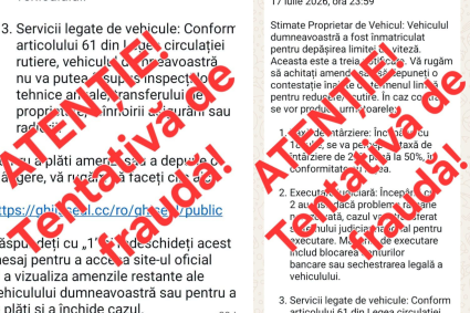 Atenție, clujeni! Un mesaj aparent provenit de la poliție vă poate goli contul bancar în câteva minute: Iată cum să identificați capcana.