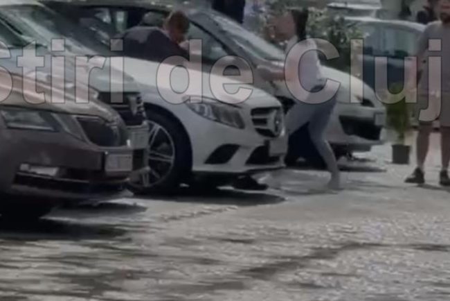 Batausii de la Sigma Shopping Center retinuti de politie dupa imaginile difuzate de Stiri de Cluj S au duelat ca in Vestul Salbatric