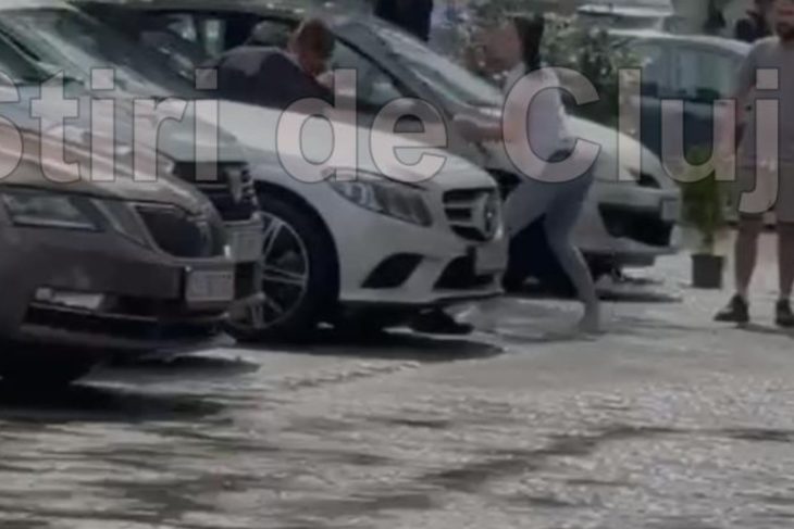 Batausii de la Sigma Shopping Center retinuti de politie dupa imaginile difuzate de Stiri de Cluj S au duelat ca in Vestul Salbatric