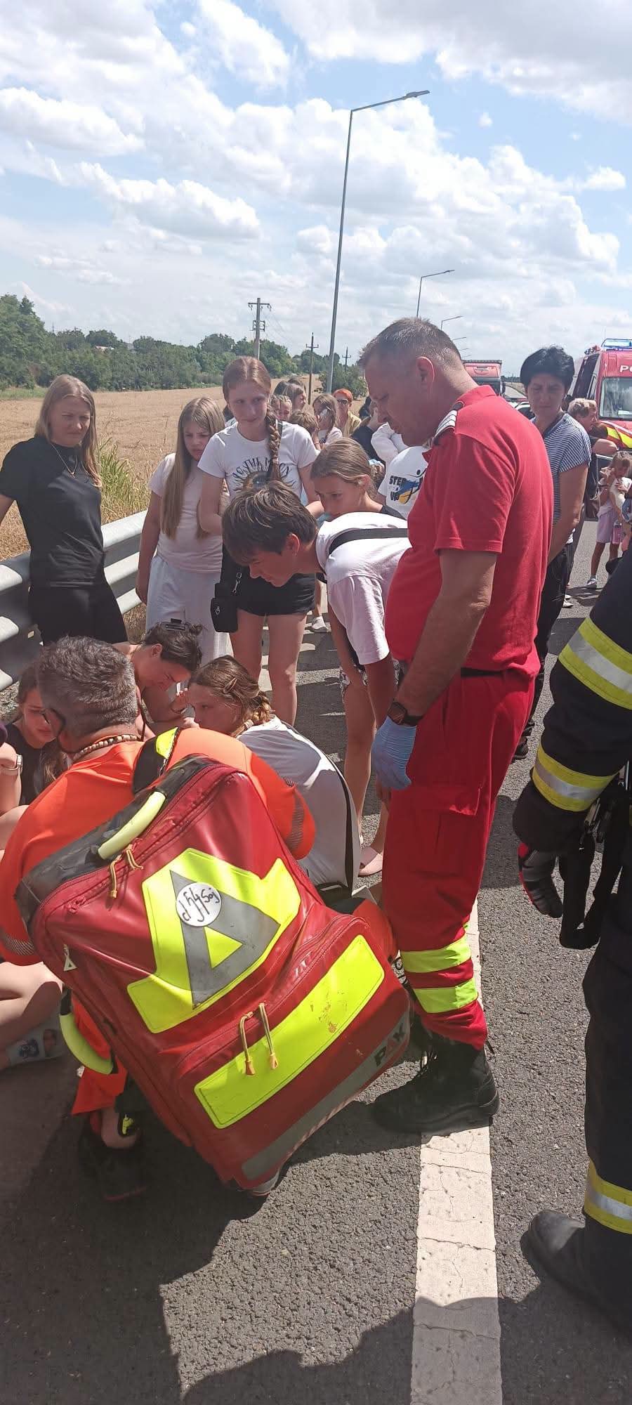 Calarasi Acident intre un autocar cu 60 de pasageri si un camion 12 raniti si activarea Planului Roju