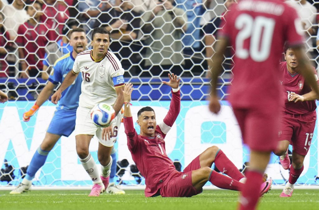 Campionatul Mondial 2026 Spania a invins Portugalia cu 1 0 si s a calificat in sferturi