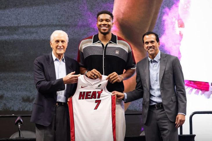Giannis Antetokounmpo vedeta greaca din NBA prezentat la Miami Sunt hotarit sa obtin un nou titlu