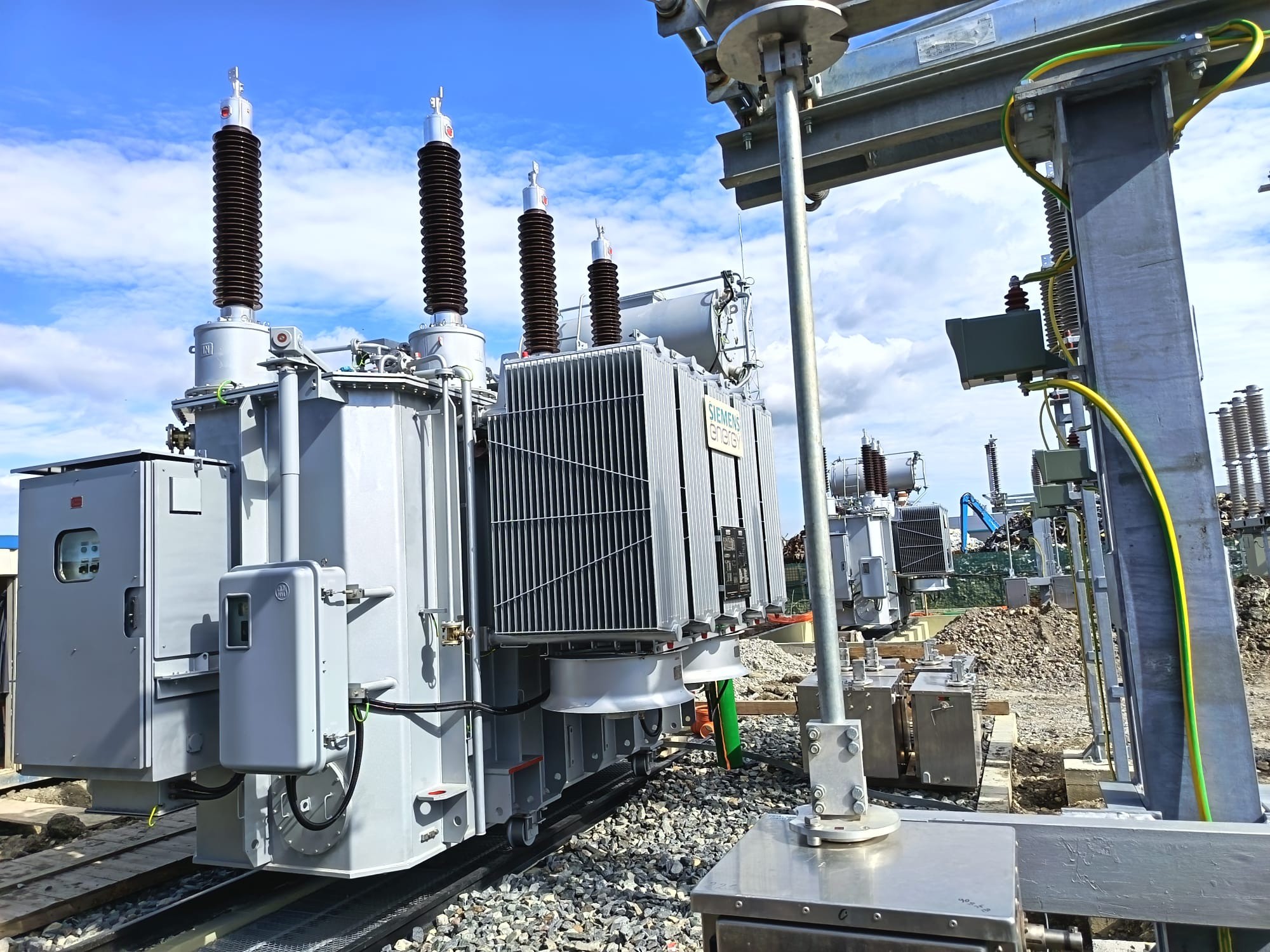 Investitie majora de 138 de milioane de lei langa Aeroportul din Cluj statia electrica din Someseni a ajuns la 70 din finalizare si va transforma intregul cartier