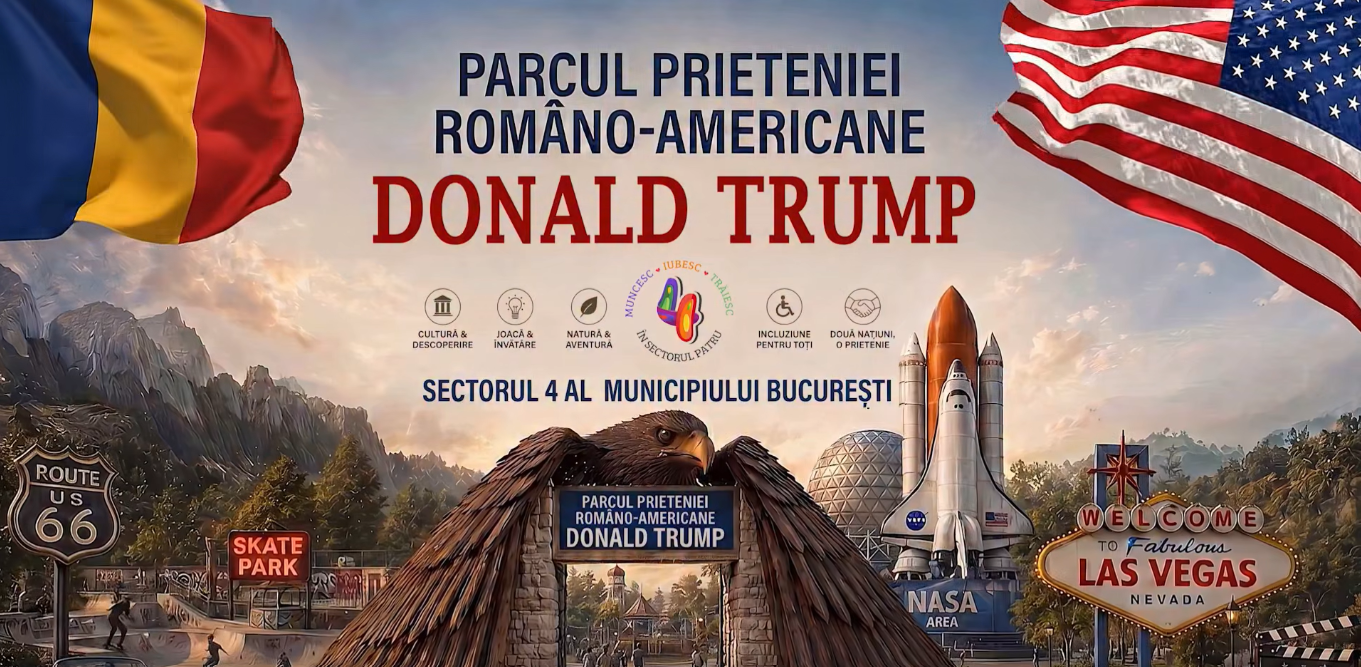 NASA Hollywood si Donald Trump in acelasi parc din Bucuresti Daniel Baluta a prezentat proiectul