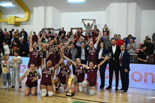 Rapid Bucuresti alocata in grupa a treia la tragerea la sorti a EuroLeague de baschet feminin