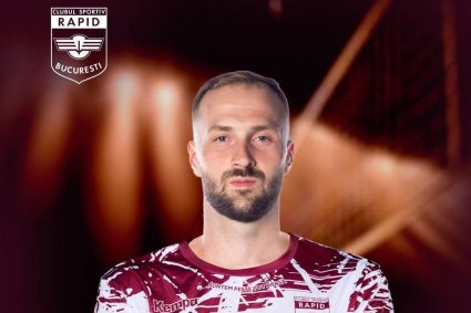 Rapid București transferă un jucător canadian de volei cu experiență în campionatele din Europa și Asia.