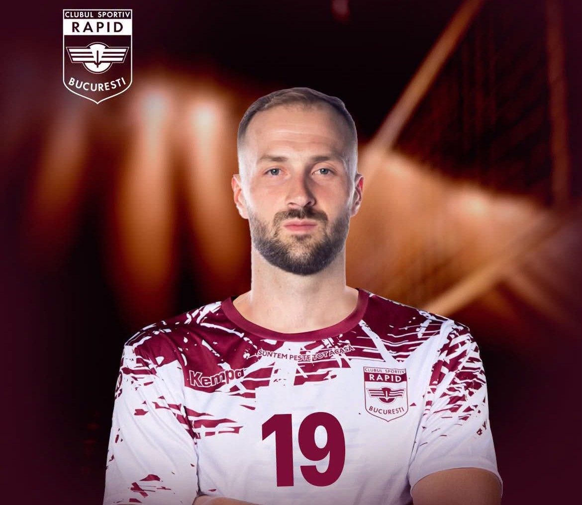 Rapid Bucuresti transfera un jucator canadian de volei cu experienta in campionatele din Europa si Asia
