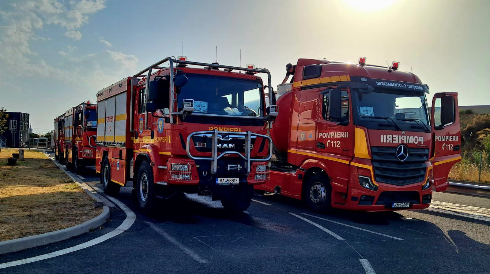 Romania isi mentine echipa de interventie in Franta Pompierii au fost relocati intr o zona cu risc crescut de incendii