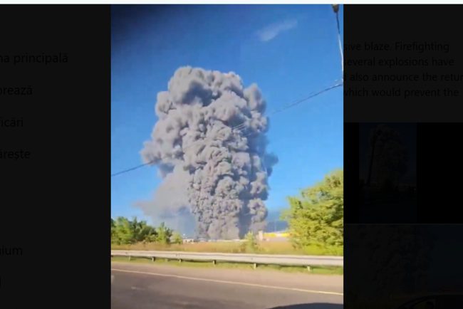 Rusia 7 morti si 24 de raniti in urma atacului cu drone ucrainene asupra unui centru logistic