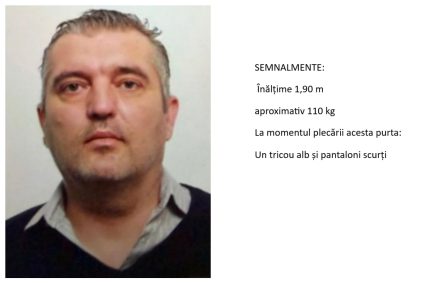 Un bărbat de 44 de ani din Cluj a dispărut. Familia sa nu mai are nicio veste de la el și îl caută cu disperare în tot Clujul.