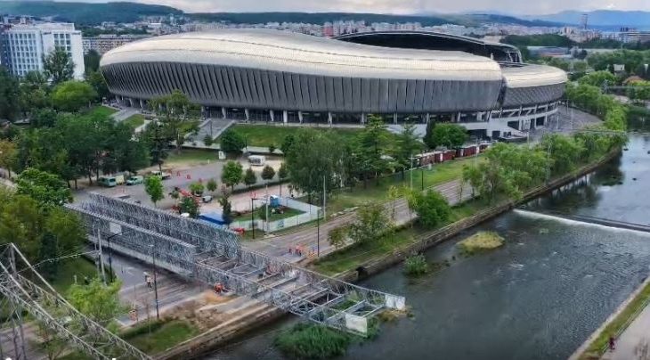 VIDEO Imagini impresionante cu montarea noului pod provizoriu Garibaldi TIMELAPSE realizat de un prominent fotograf din Cluj